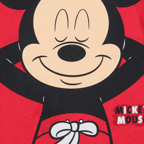 Camiseta de niño, manga corta, rojo de Mickey Mouse ©Disney
