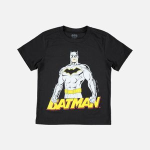 Camiseta de niño,manga corta negro de Batman Dc Comics