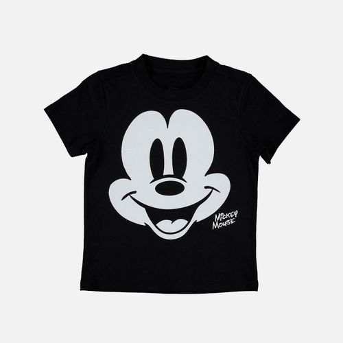 Camiseta de niño, manga corta, negro de Mickey Mouse ©Disney