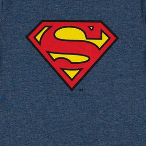 Camiseta  de niño, manga corta gris de Superman Core
