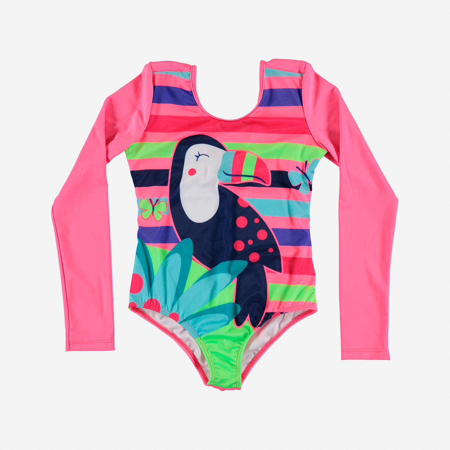 Vestido de baño de niña, manga larga/entero multicolor de Mic - Tienda  Online MIC
