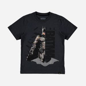Camiseta de niño, manga corta gris de Batman Dc Comics