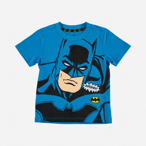 Camiseta de niño, manga corta  azul de Batman Dc Comics