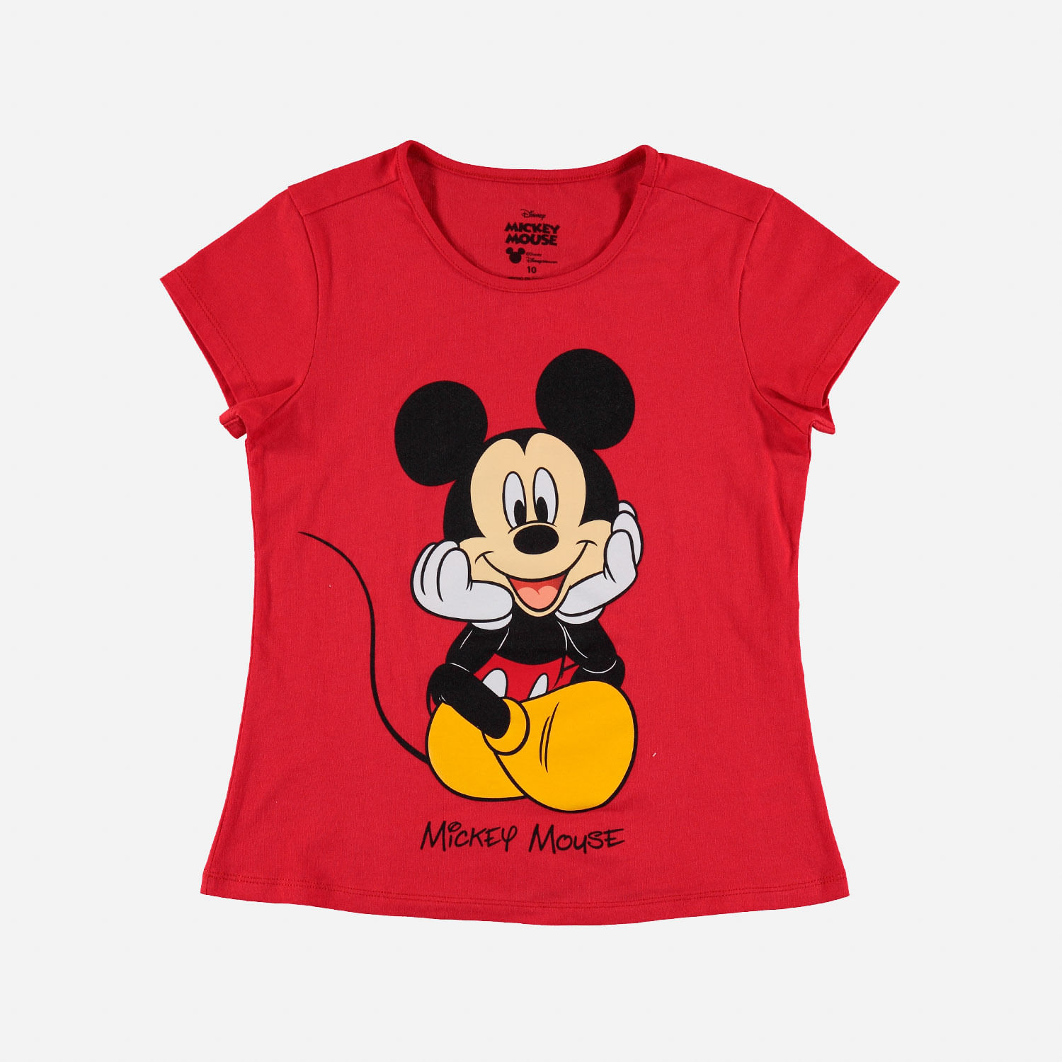 de niña, manga corta roja de Mickey Mouse ©Disney - Tienda Online MIC