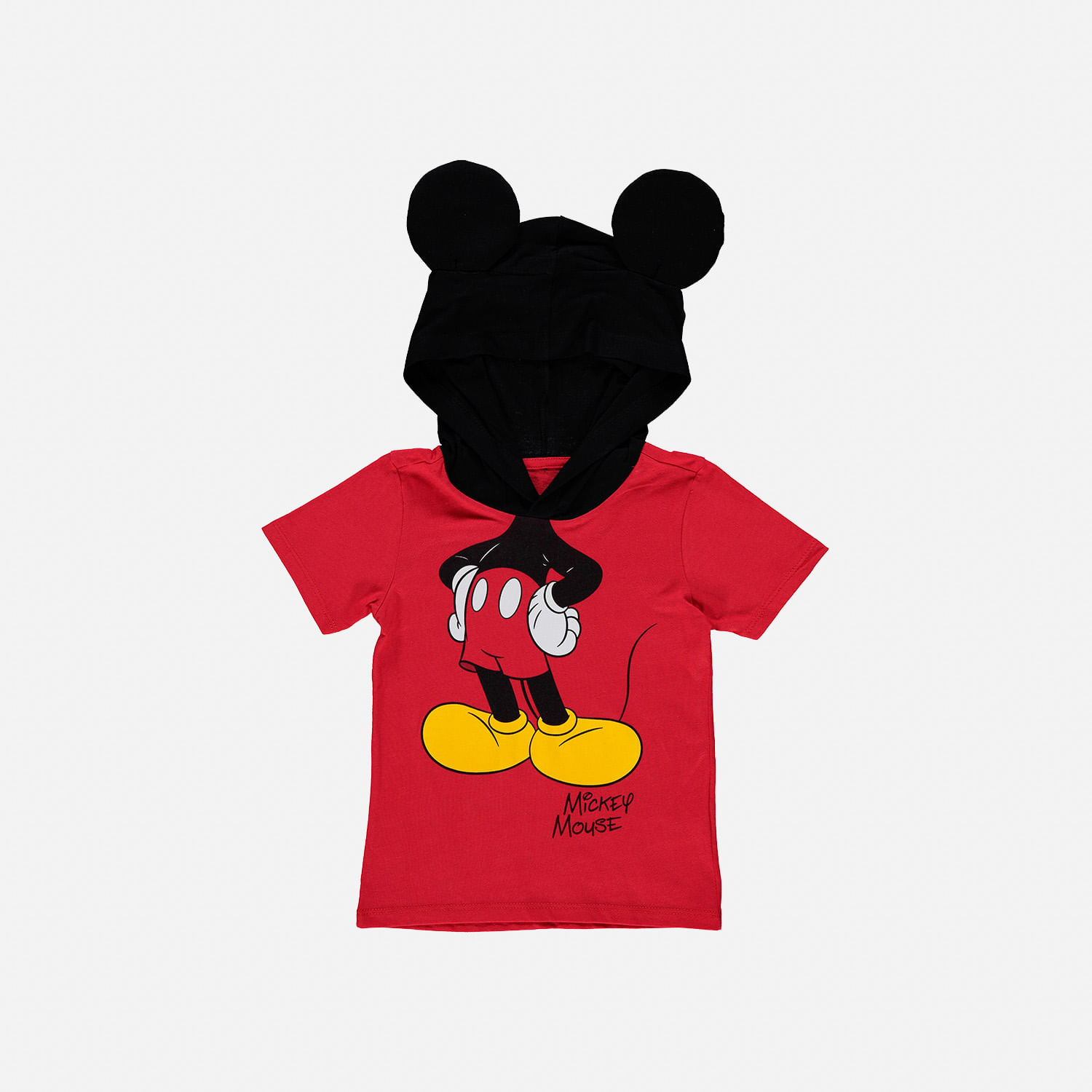 Bombardeo Pilar sustantivo Camiseta de niño, manga corta roja/negra de Mickey Mouse ©DISNEY