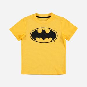 Camiseta  de niño, manga corta  amarilla de Batman core Dc Comics