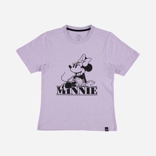 Camiseta de teen niña, manga corta lila de Minnie Mouse ©Disney