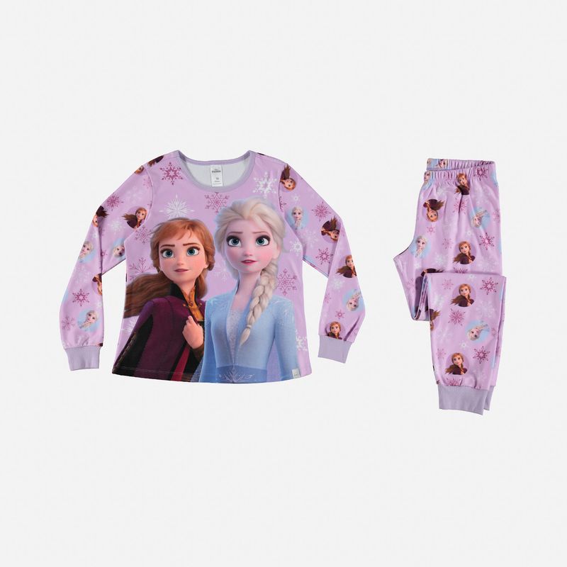 Pijama de Frozen para niña, manga y MIC - Tienda Online MIC