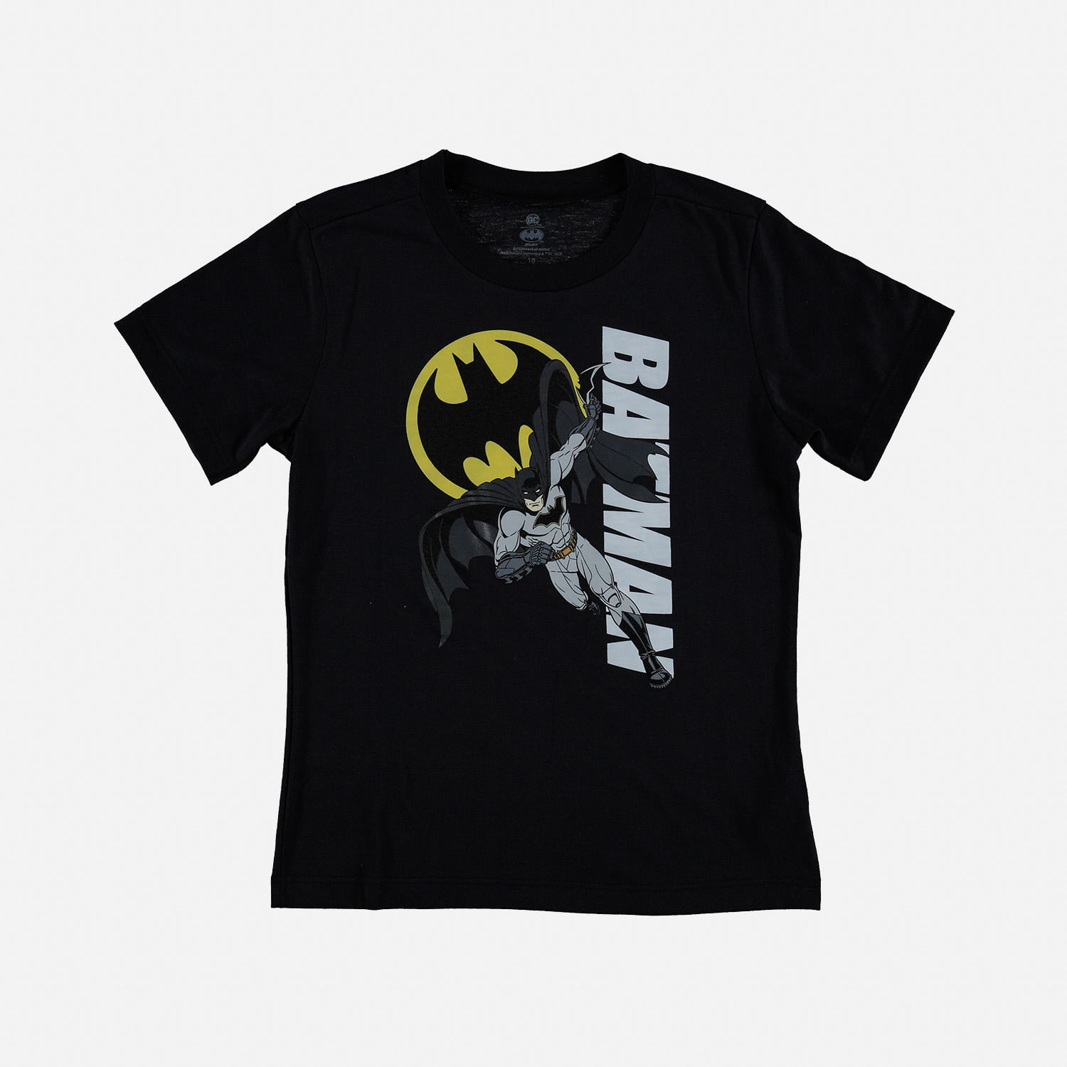 Camiseta de niño, manga corta negra de Batman - Tienda Online MIC
