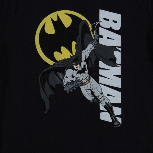 Camiseta de niño, manga corta negra de Batman