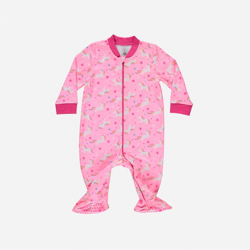 Pijama para bebe niña de unicornios, manga larga de LittleMIC