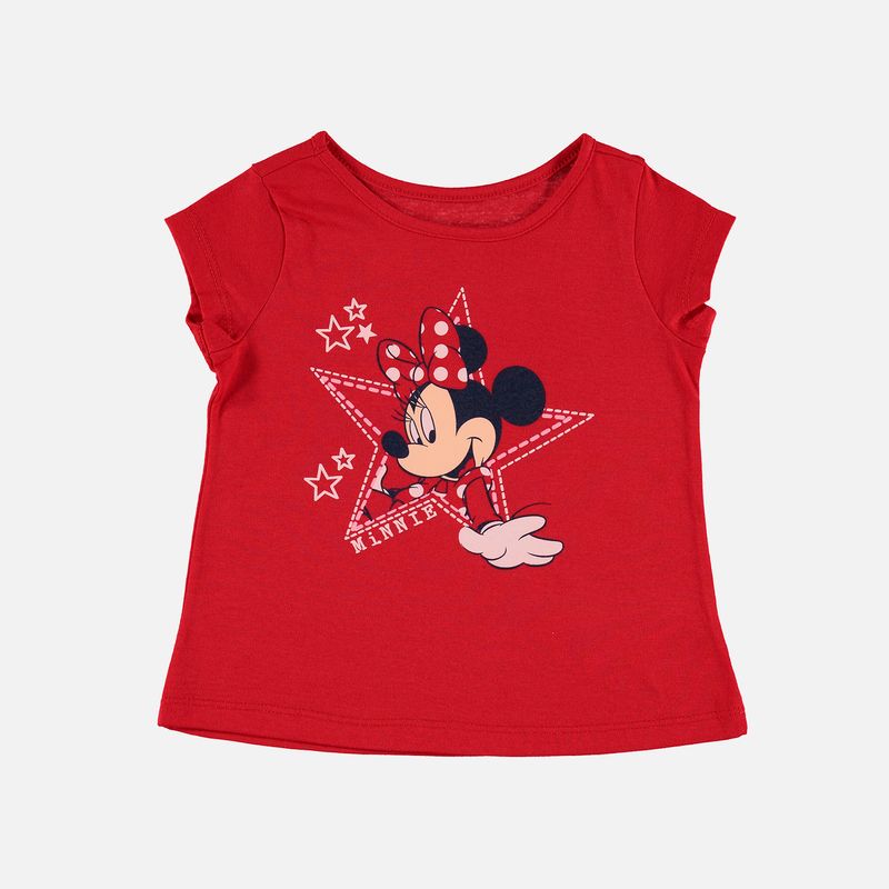 Vacaciones patio de recreo Gigante Camiseta de niña, manga corta roja de Minnie Mouse ©Disney - Tienda Online  MIC