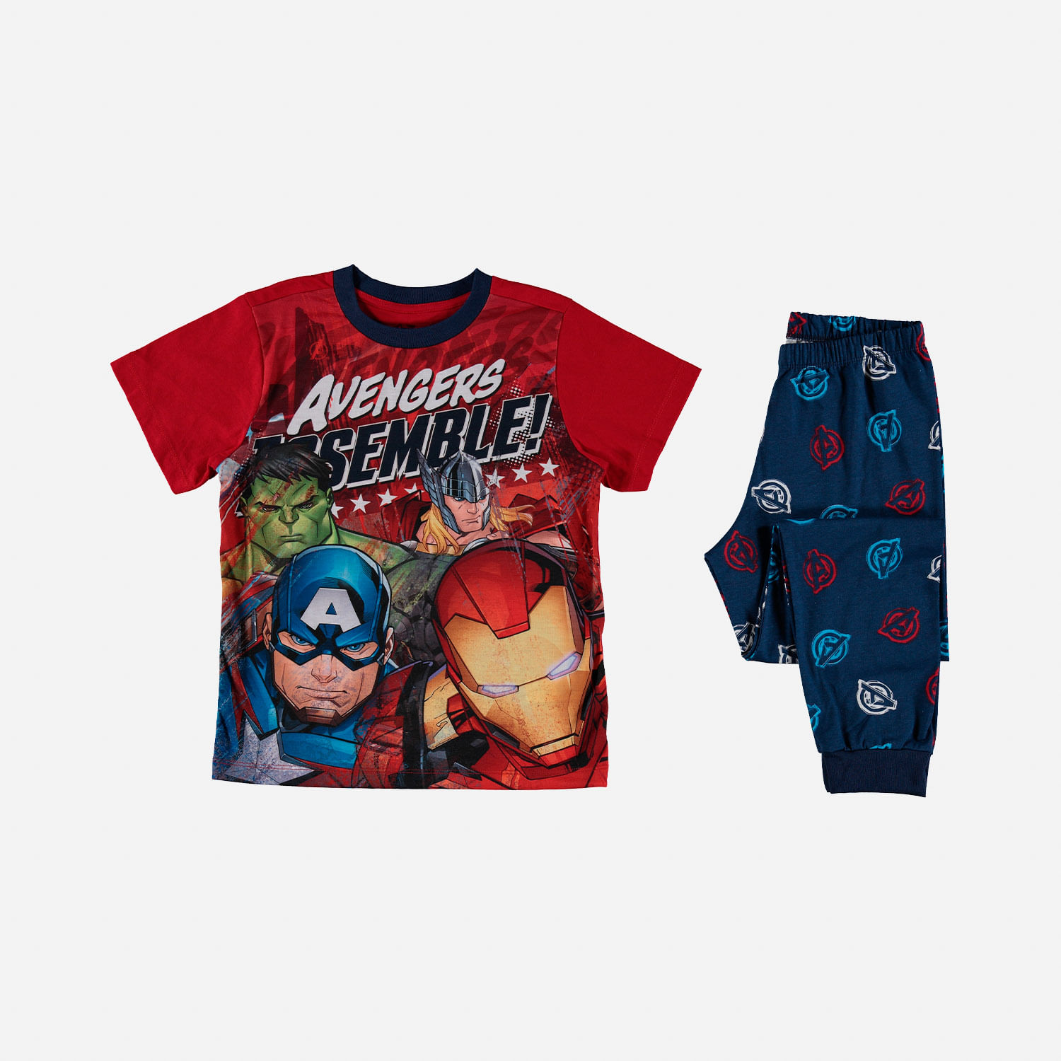 Reclamación salado Piquete Pijama de niño, manga corta/pantalón largo roja/azul de Avengers ©Marvel