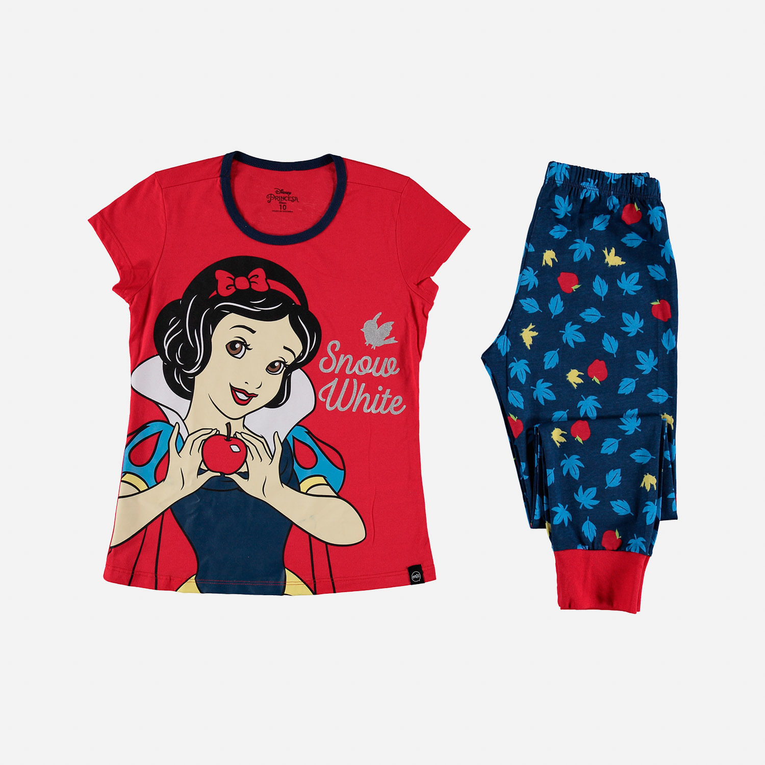 niña,manga corta/pantalón largo roja/azul Princesas ©Disney - Tienda MIC