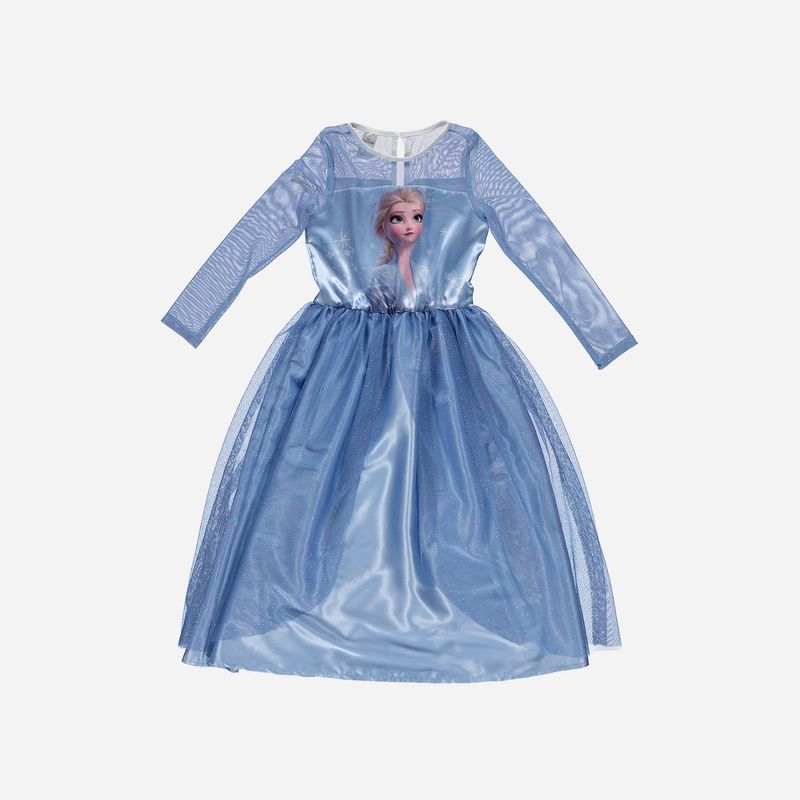 Vestido de Frozen con manga larga para niña - Tienda Online MIC