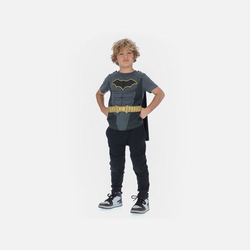 Camiseta de Batman manga corta con capa removible