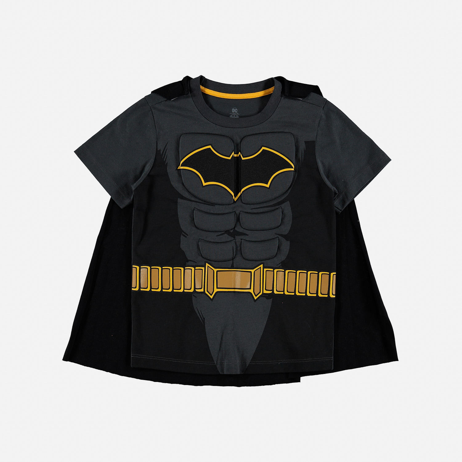 Camiseta de Batman manga corta con capa removible - Tienda Online MIC