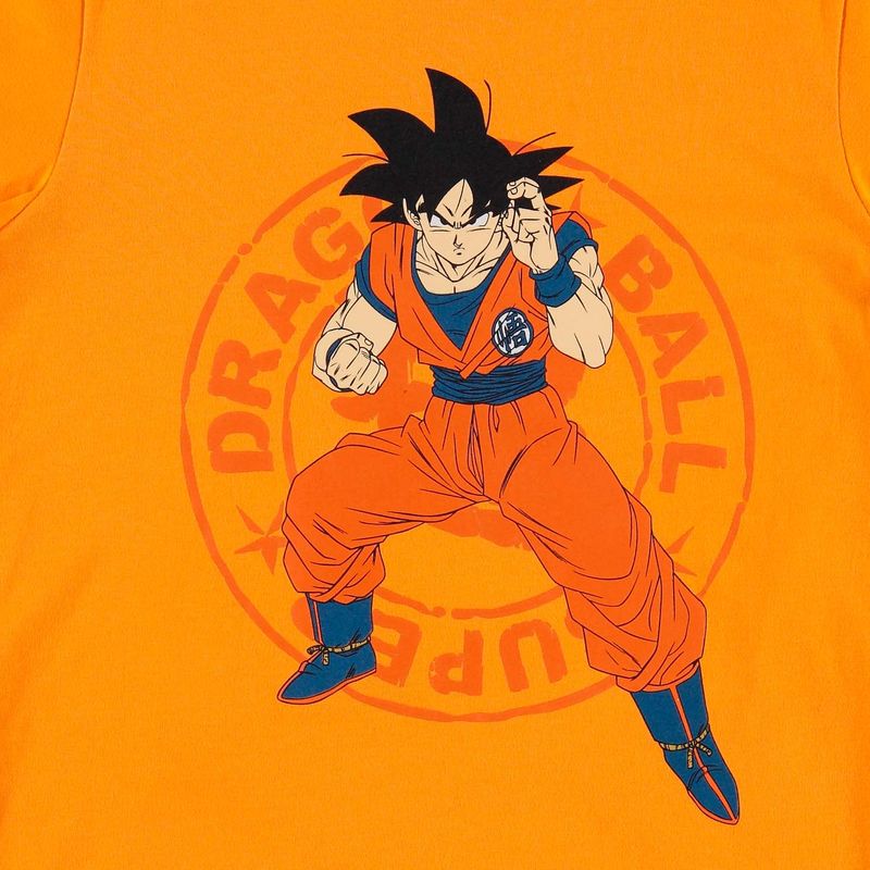 Camiseta de niño, manga corta naranja de Dragon Ball - Tienda Online