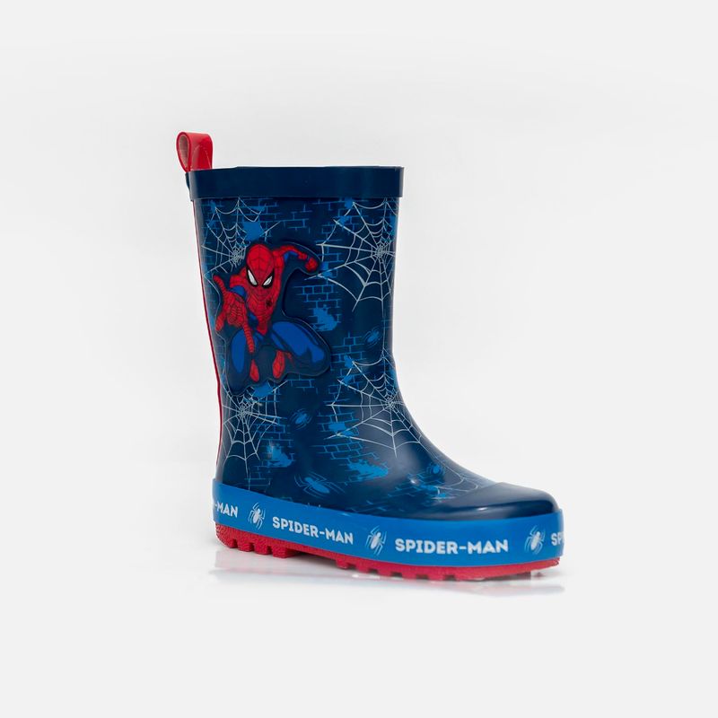 Botas de lluvia niño, azules de Spiderman Tienda