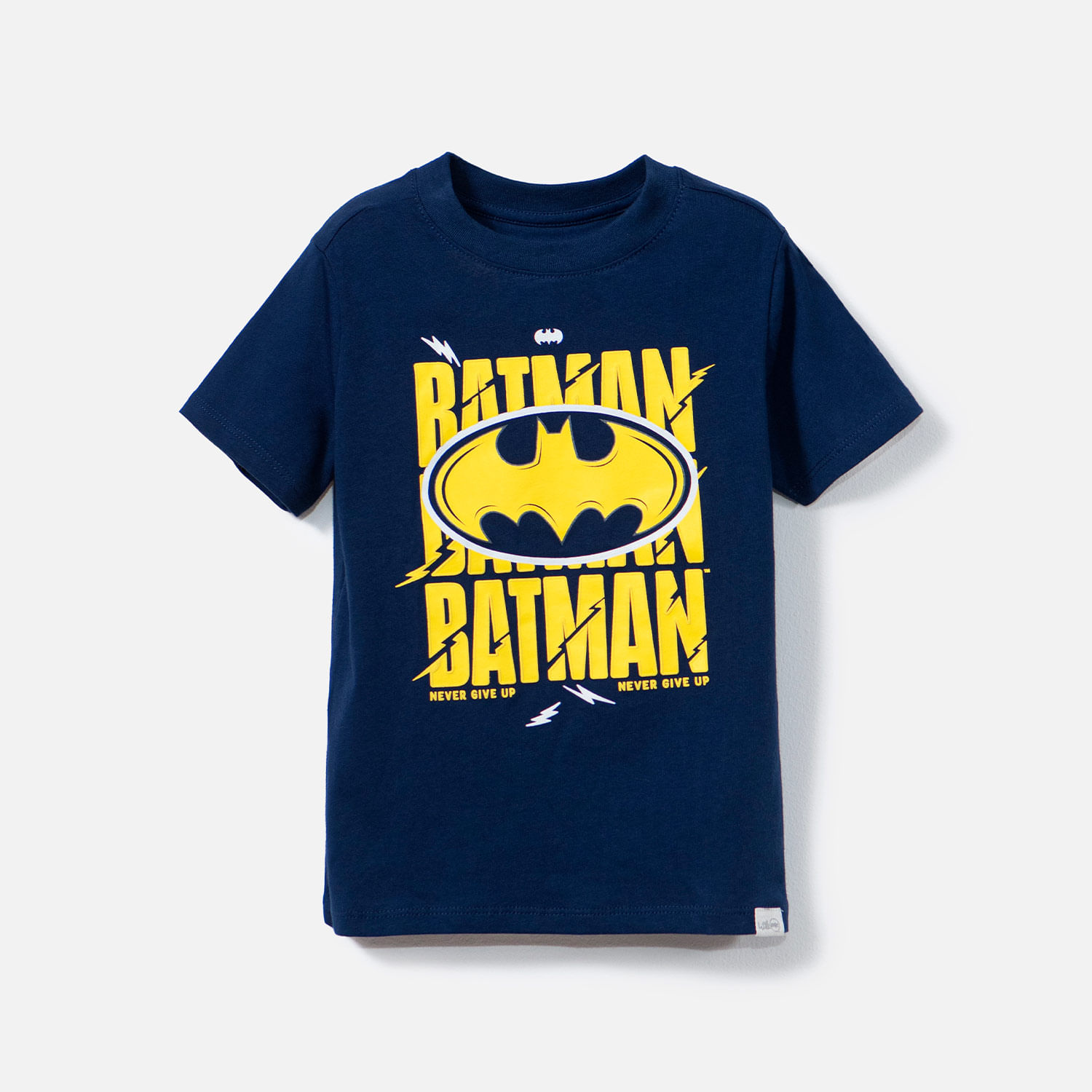 Camiseta de niño, manga corta azul de Batman - Tienda Online MIC