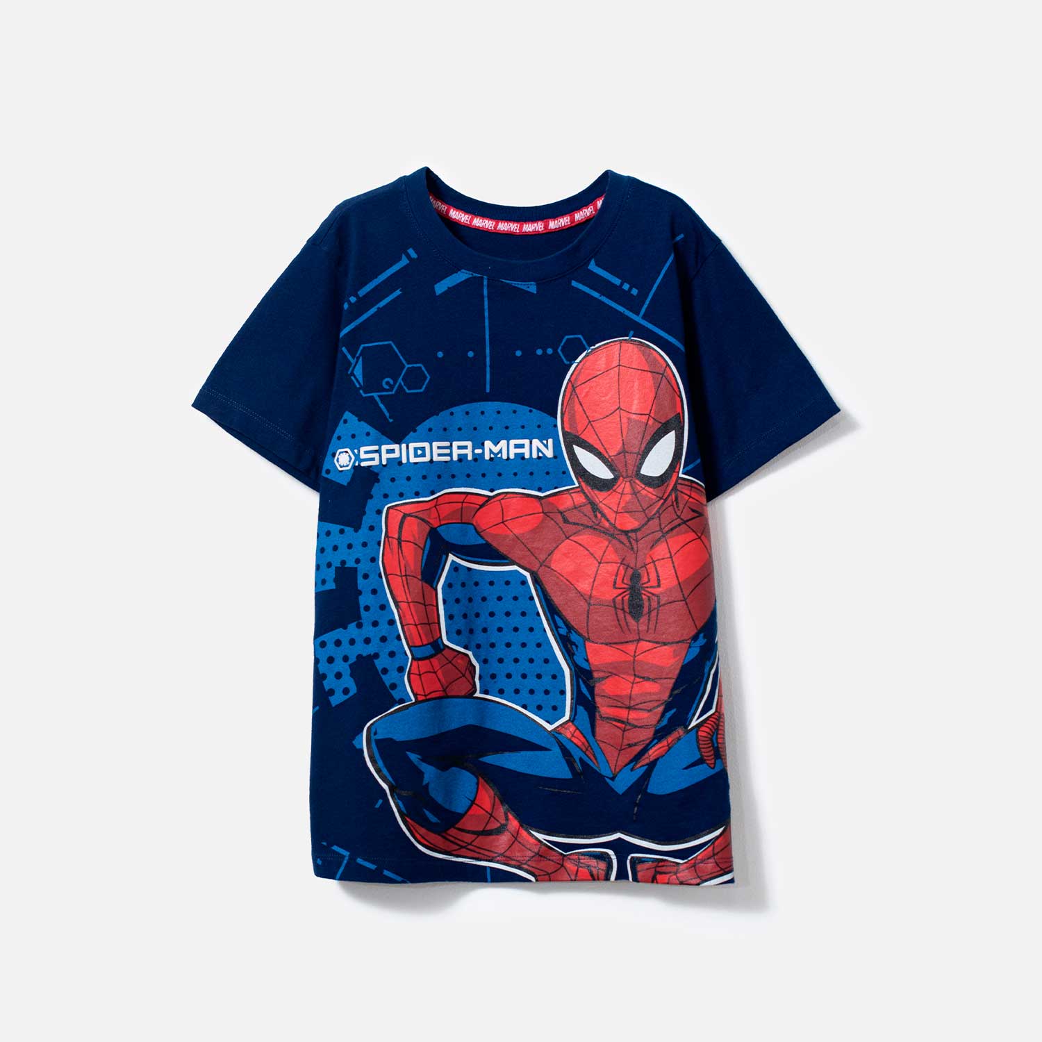Camiseta de SpiderMan azul para niño - Tienda Online MIC