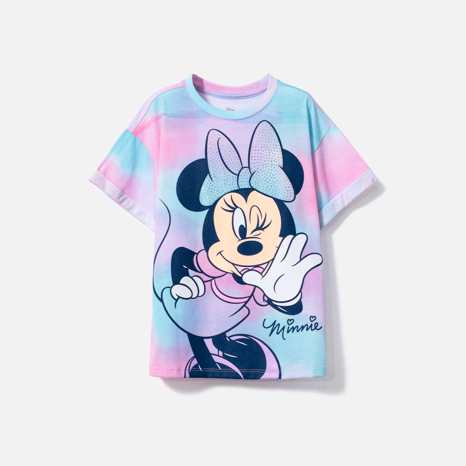 Camiseta de niña, tie dye de Minnie Mouse Disney - Ponemos la Fantasía!