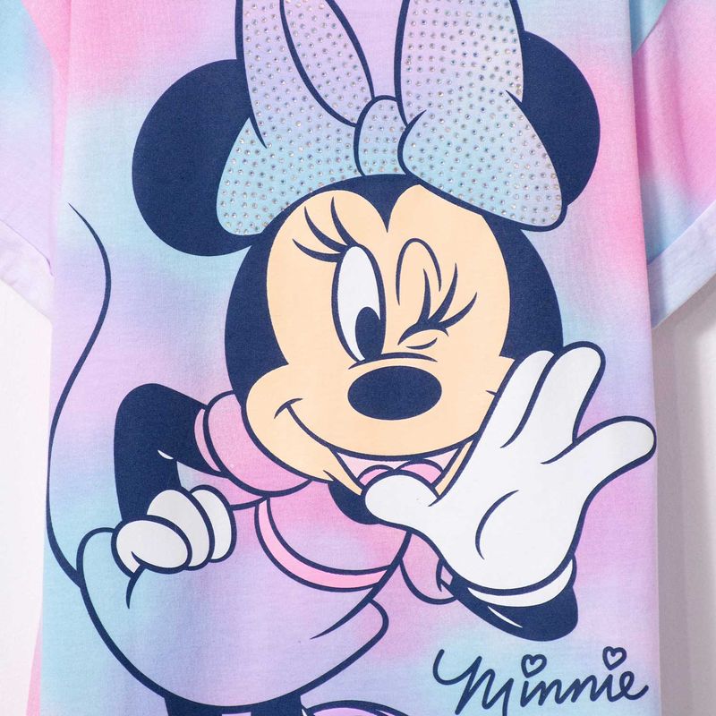 Camiseta de niña, tie dye de Minnie Mouse Disney - Ponemos la Fantasía!