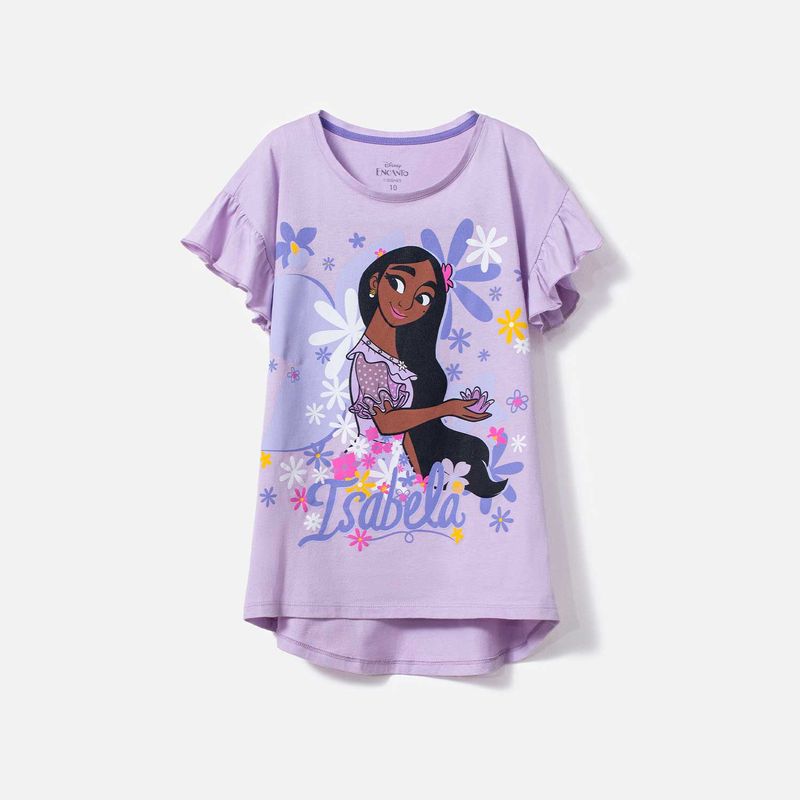 Camiseta de niña, manga corta, blanca de Encanto ©Disney - Tienda