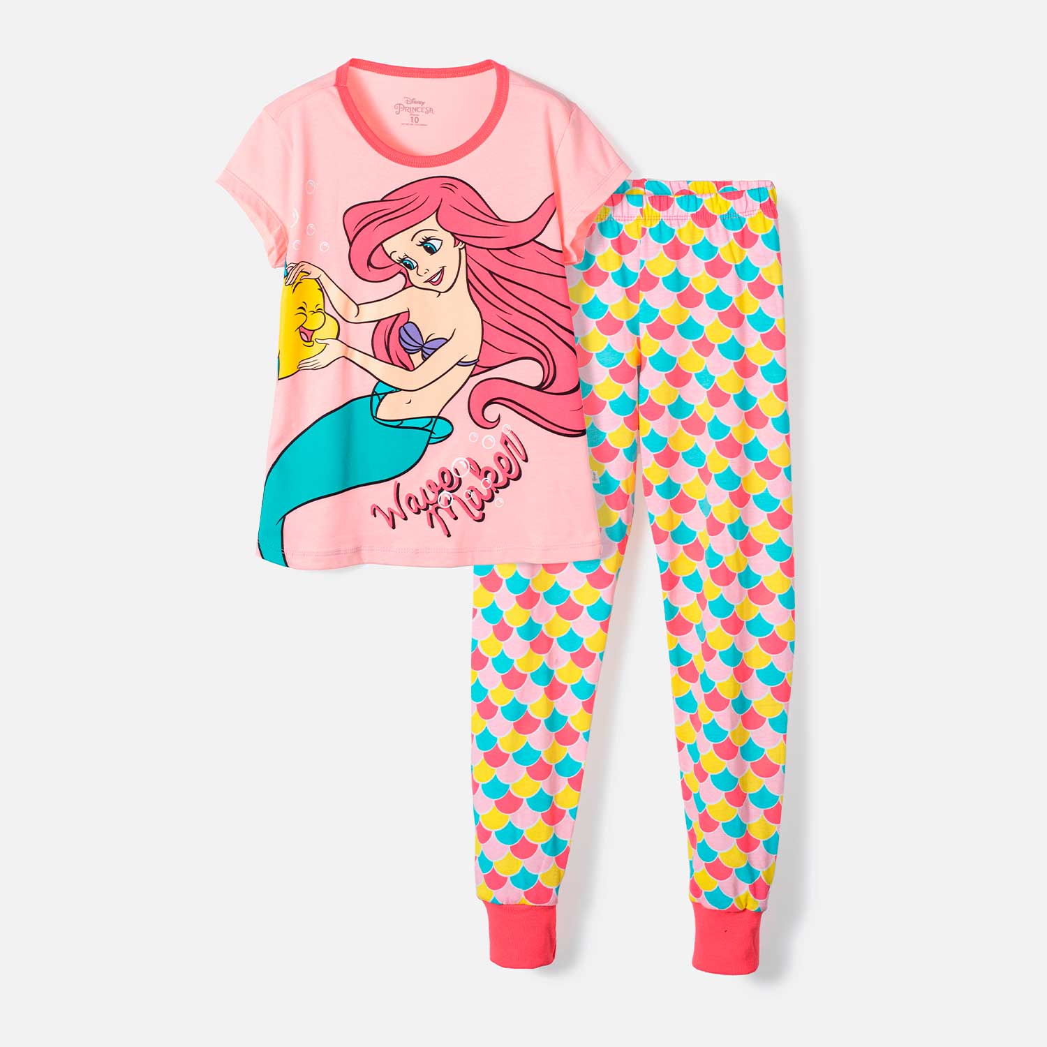 Pijama de La Sirenita con pantalón para niña