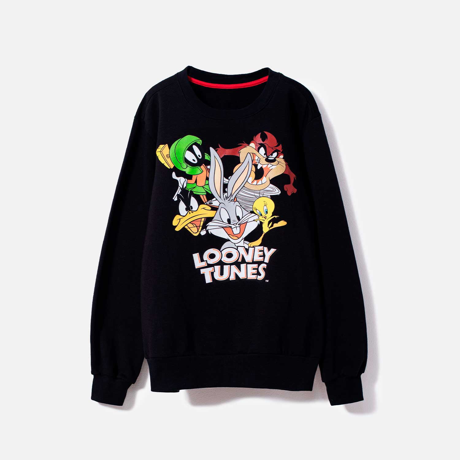 Buzo de Looney Tunes cerrado negro para ni o