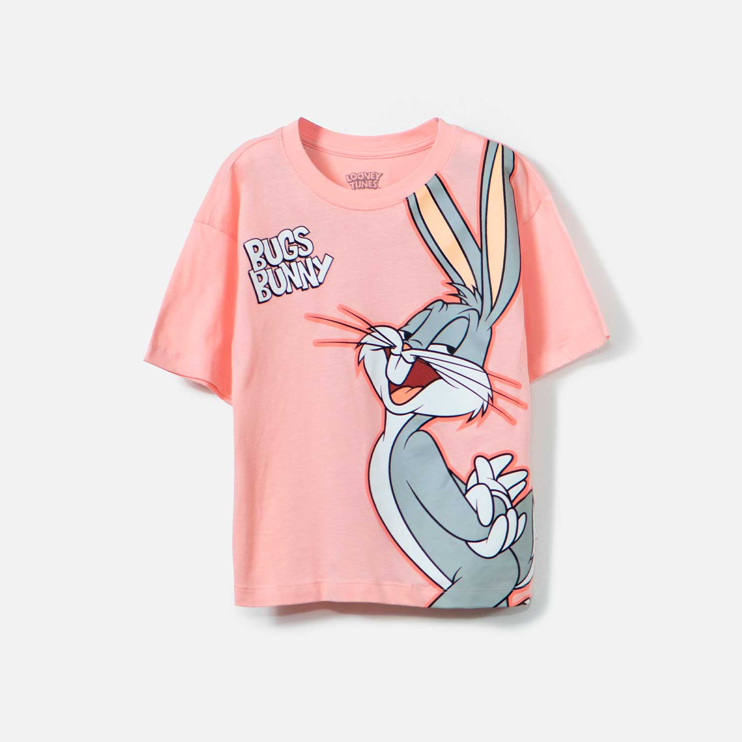 Camiseta de Bugs Bunny corta mandarina para