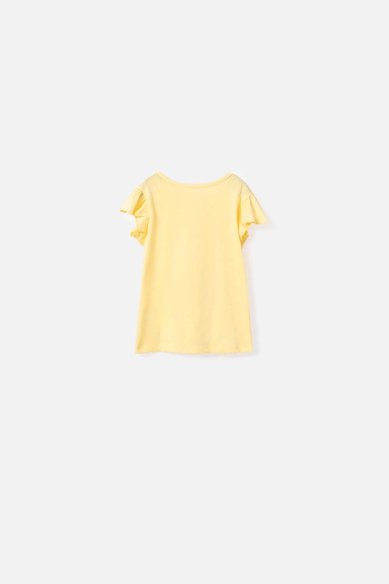 Camiseta amarilla niña