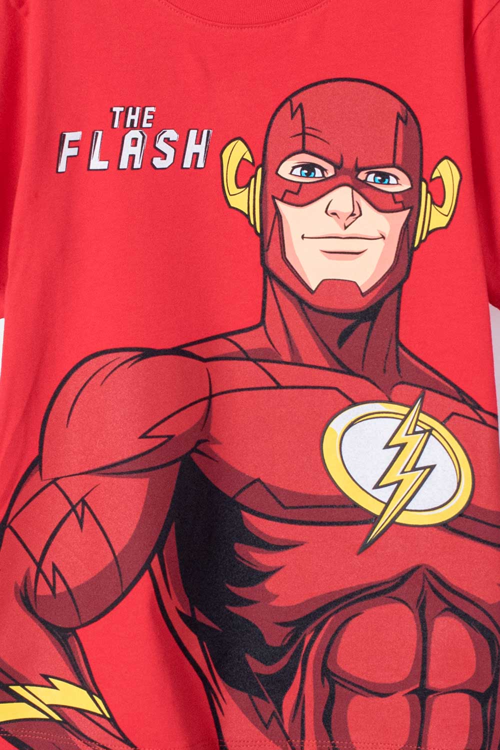 Camiseta de niño, manga corta roja de Flash Core - Tienda Online MIC
