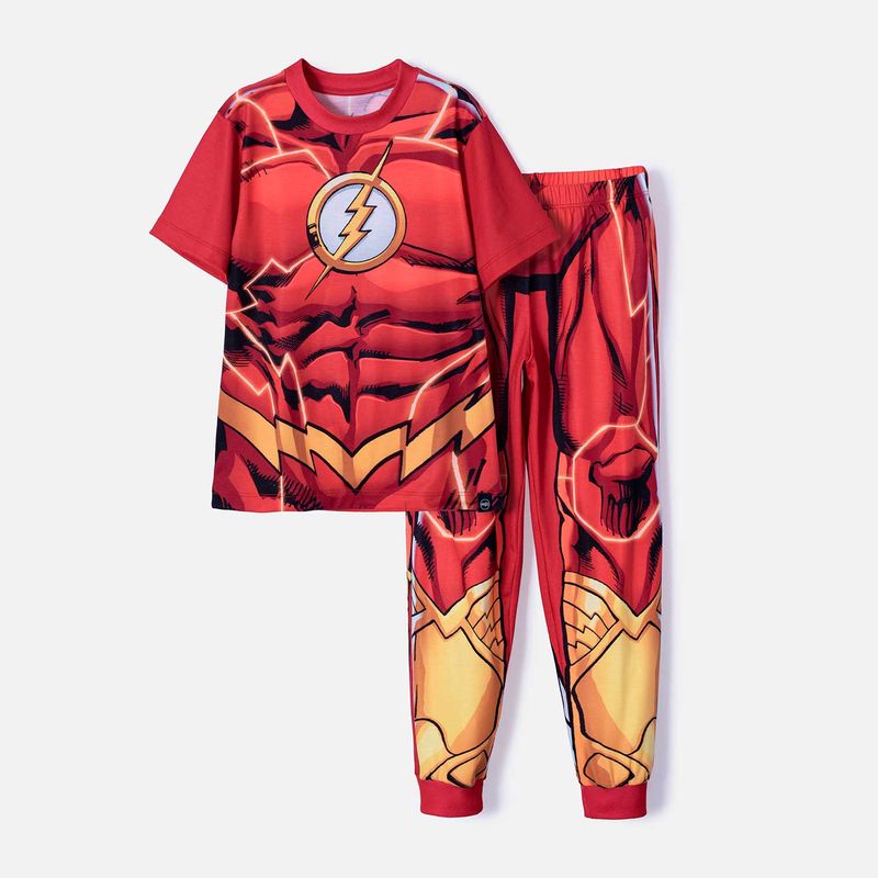 Camiseta de niño, manga corta roja de Flash Core - Tienda Online MIC