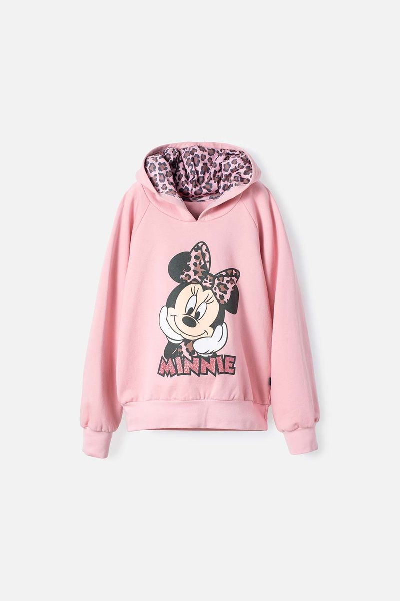 Buzo de Minnie Mouse rosado con capucha para ni a Ponemos la