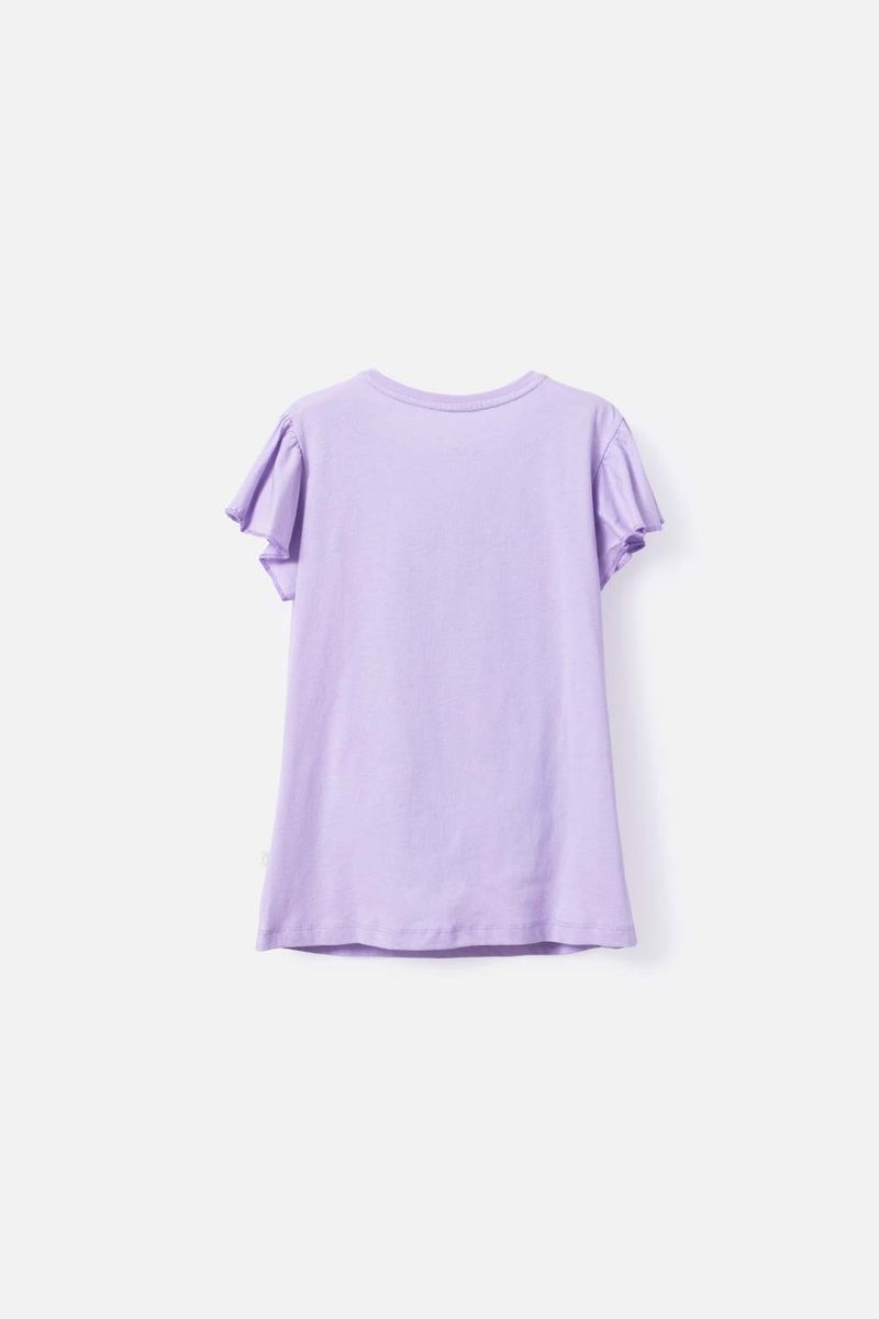 Camiseta lila best sale