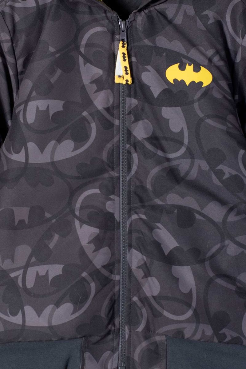 Chaqueta de Batman gris con cierre y chompa para ni o Ponemos la