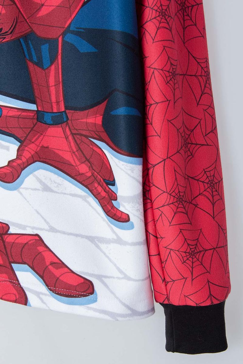 Pijama de Spider-man manga corta/pantalón largo rojo para niño - Ponemos la  Fantasía!