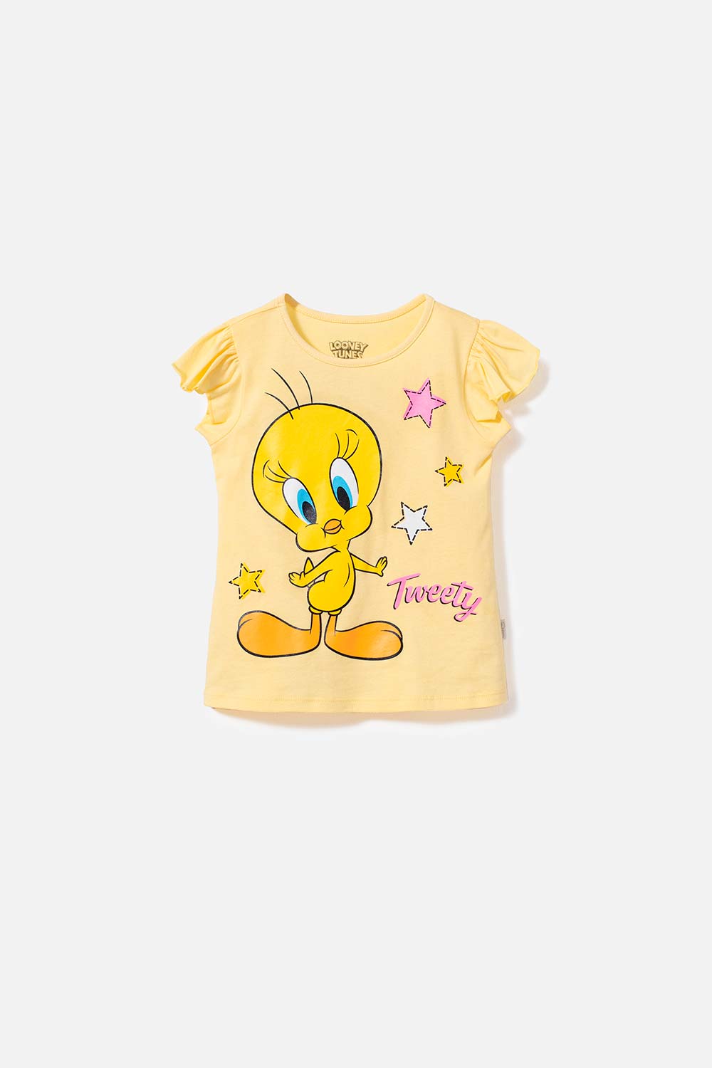 Camiseta de Piolín amarilla manga corta para niña 2T a 5T - Ponemos la  Fantasía!