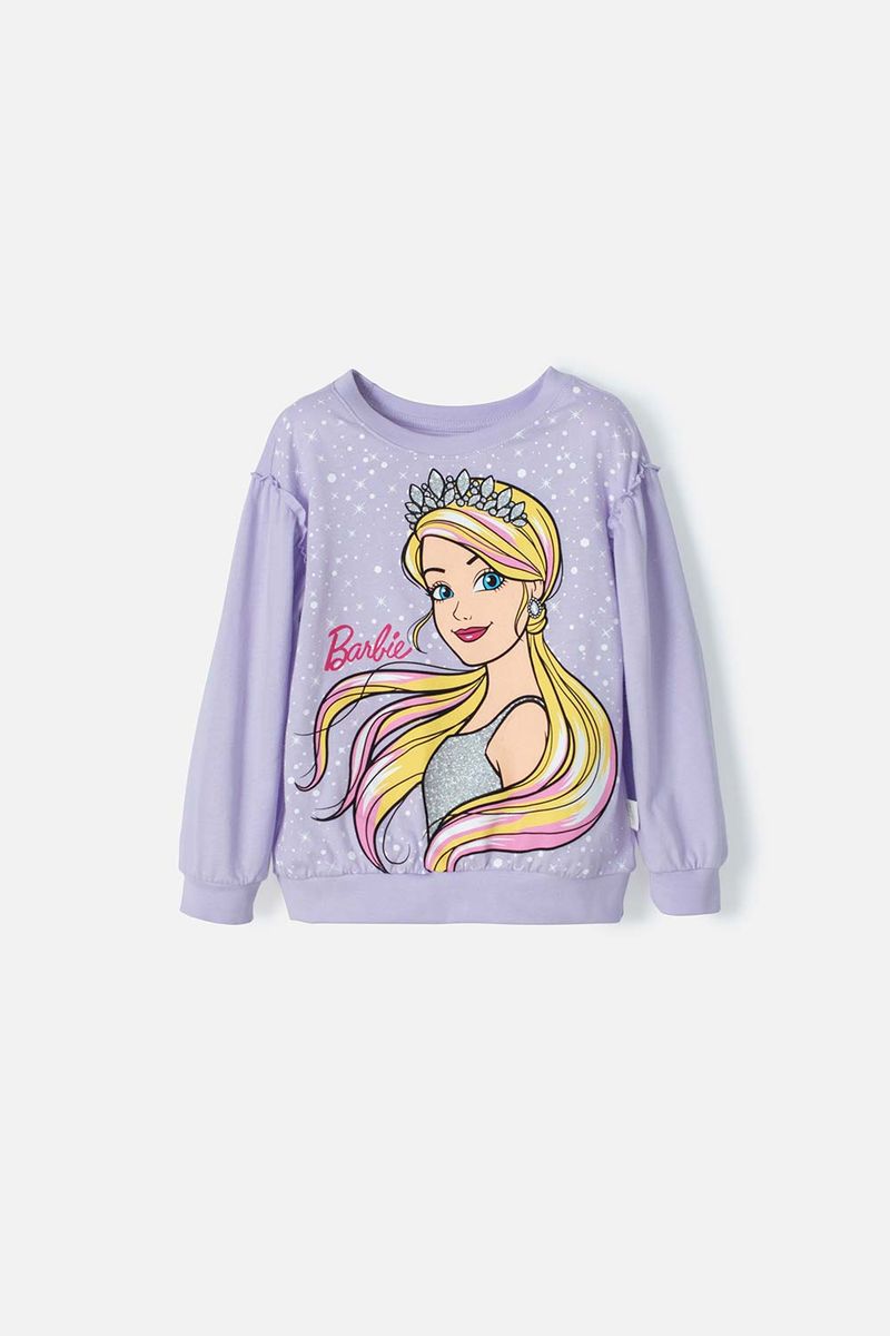 Camiseta de niña, manga corta blanca de Barbie - Tienda Online MIC