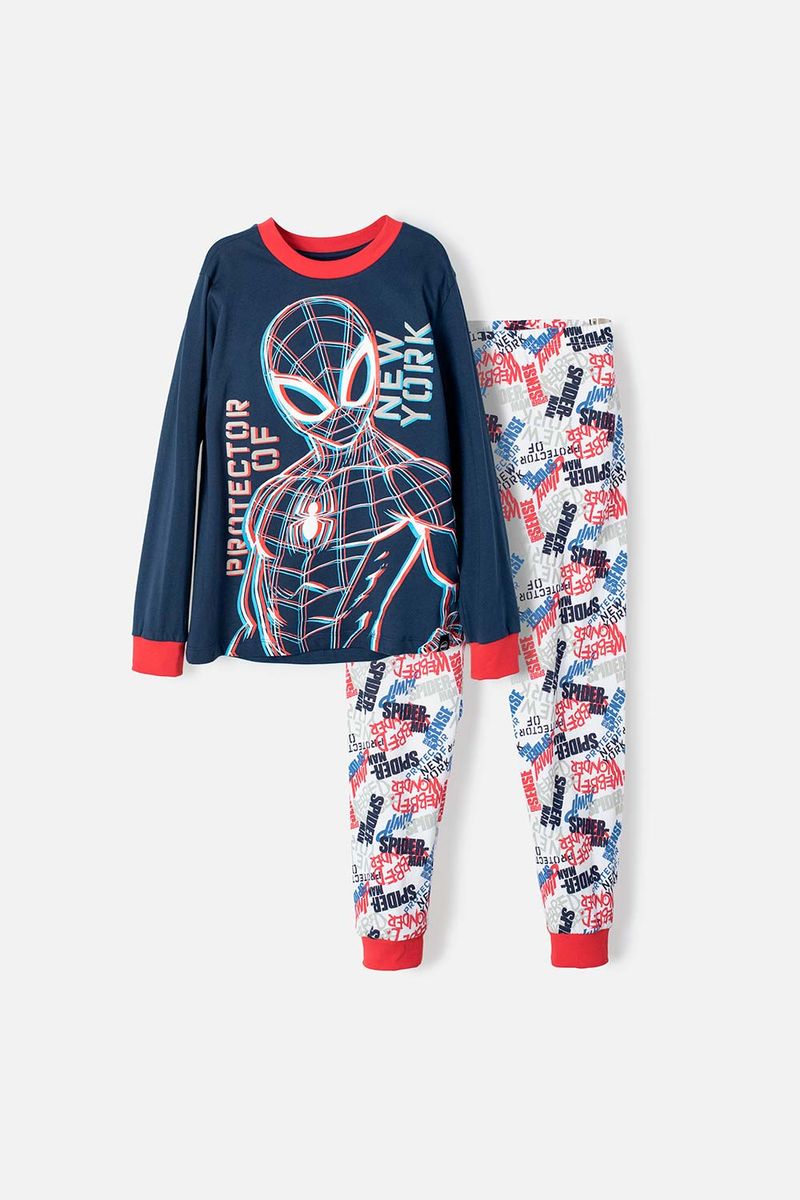 Pijama de Spider-Man multicolor manga larga para niño - Ponemos la Fantasía!