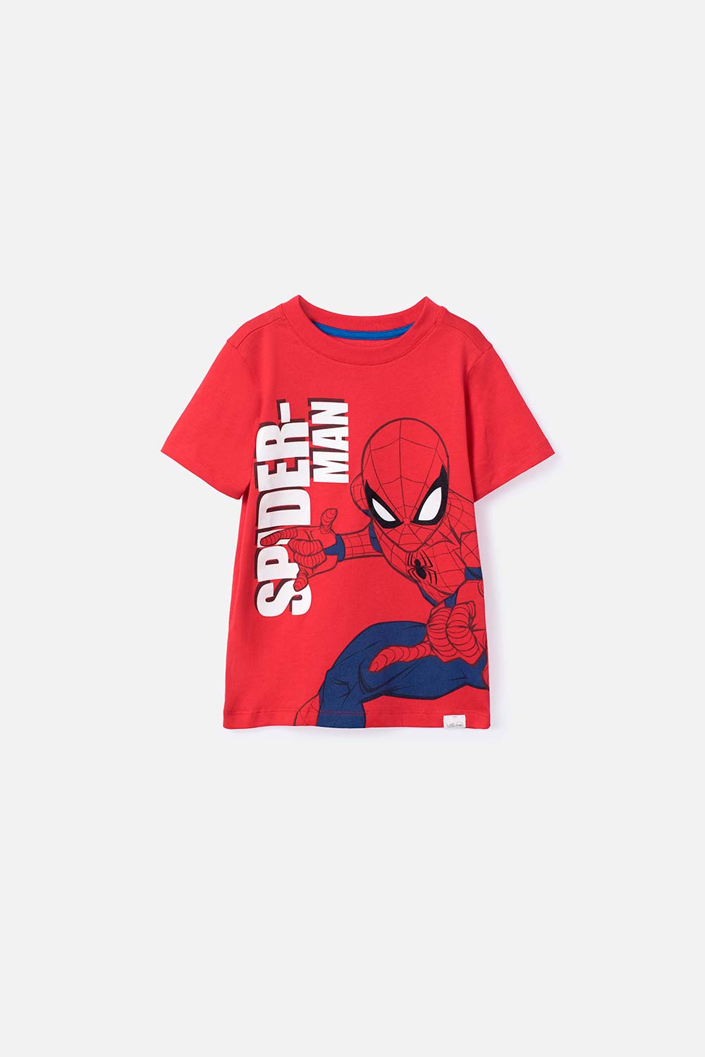 Camiseta de niño, manga corta roja de Spiderman - Ponemos la Fantasía!