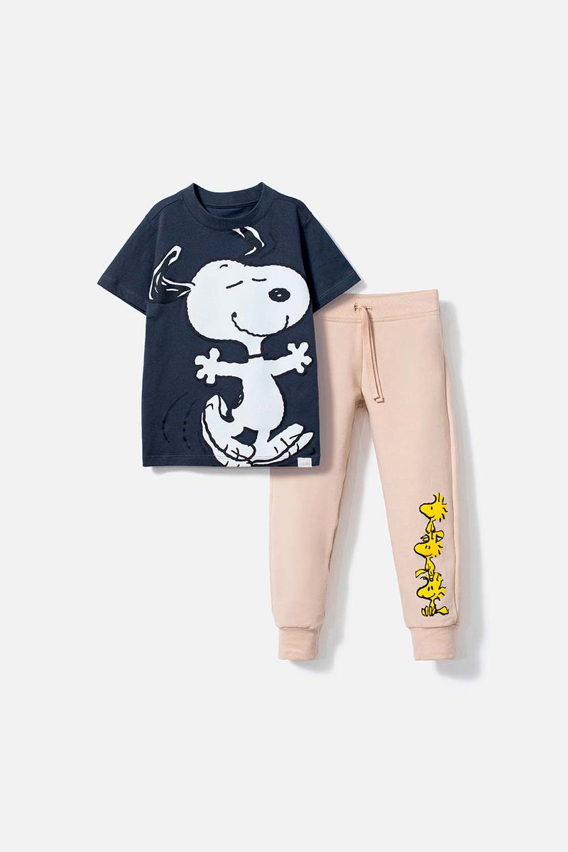 Set de Pantalones marca Snoopy para Bebé Niño