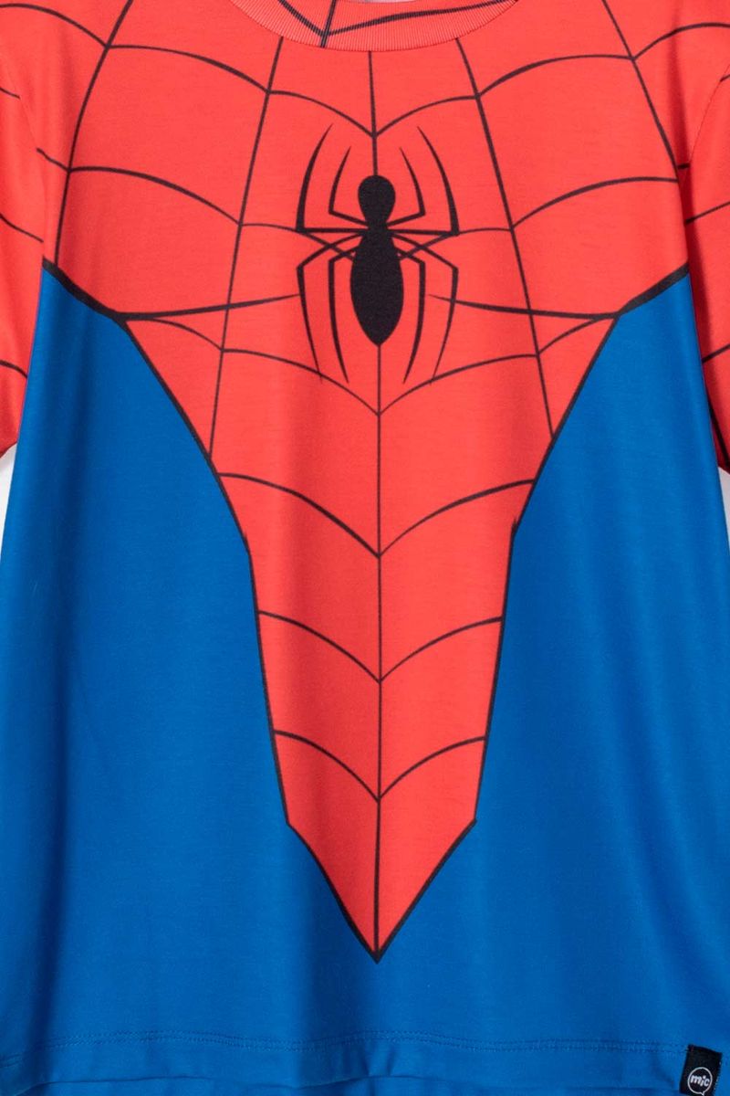 Pijama de Spider-Man roja de pantalón largo para niño - Ponemos la