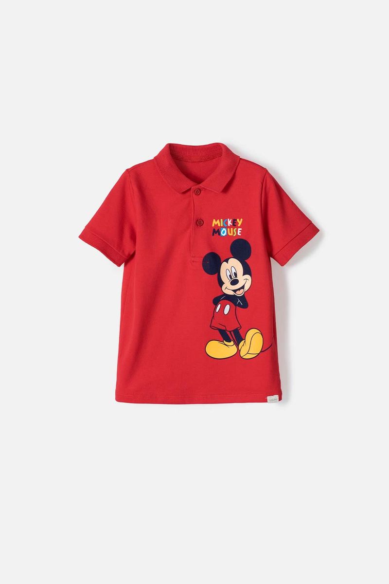 Camiseta de manga corta de Mickey Mouse para niños