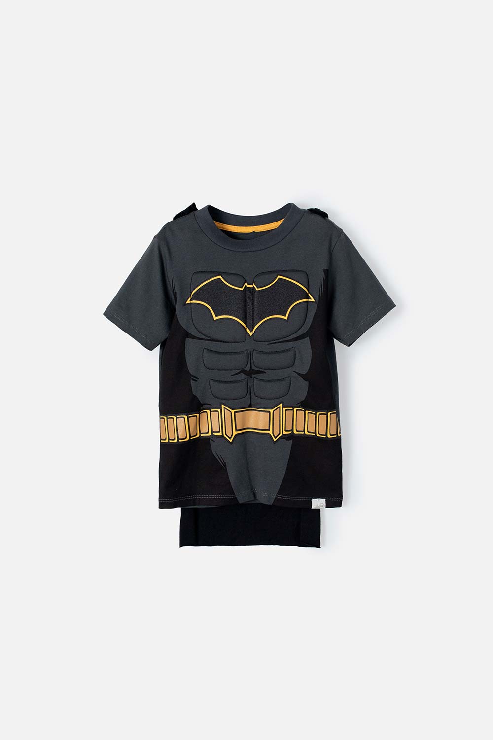 Camiseta de Batman con capa removible para niño de 2T a 5T 3T-0