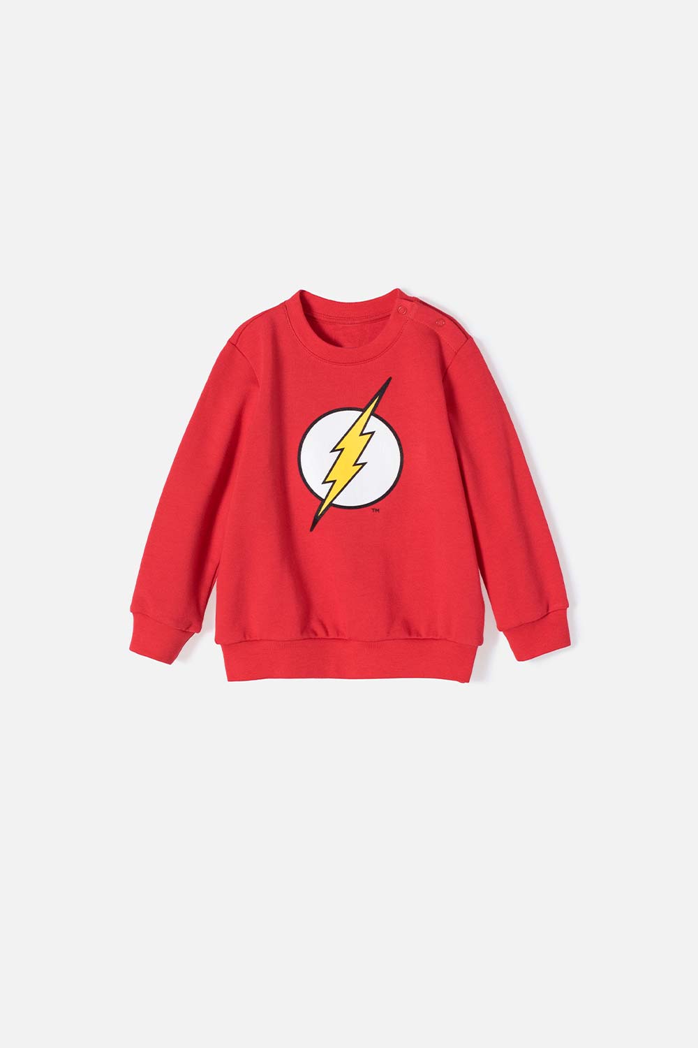 Buzo de Flash rojo estampado en frente para beb ni o Ponemos la