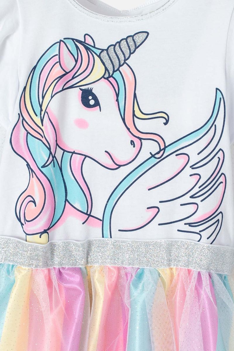 Vestido de unicornio con alas de tul para ni a Ponemos la Fantas a