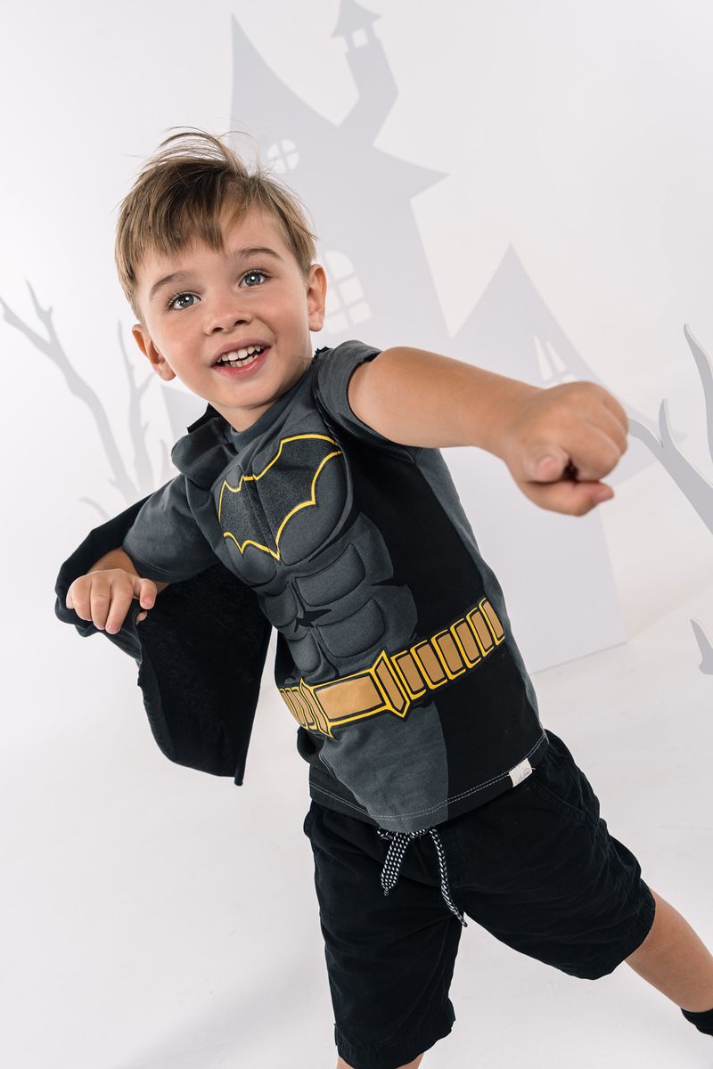 Camiseta Negra Batman Bebé Niño