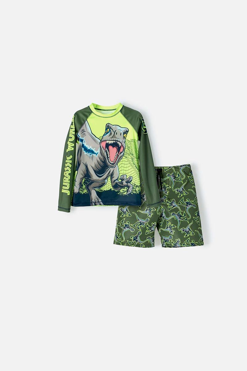 Pijama para bebé niño de dinosaurios, manga larga de LittleMIC. - Tienda  Online MIC